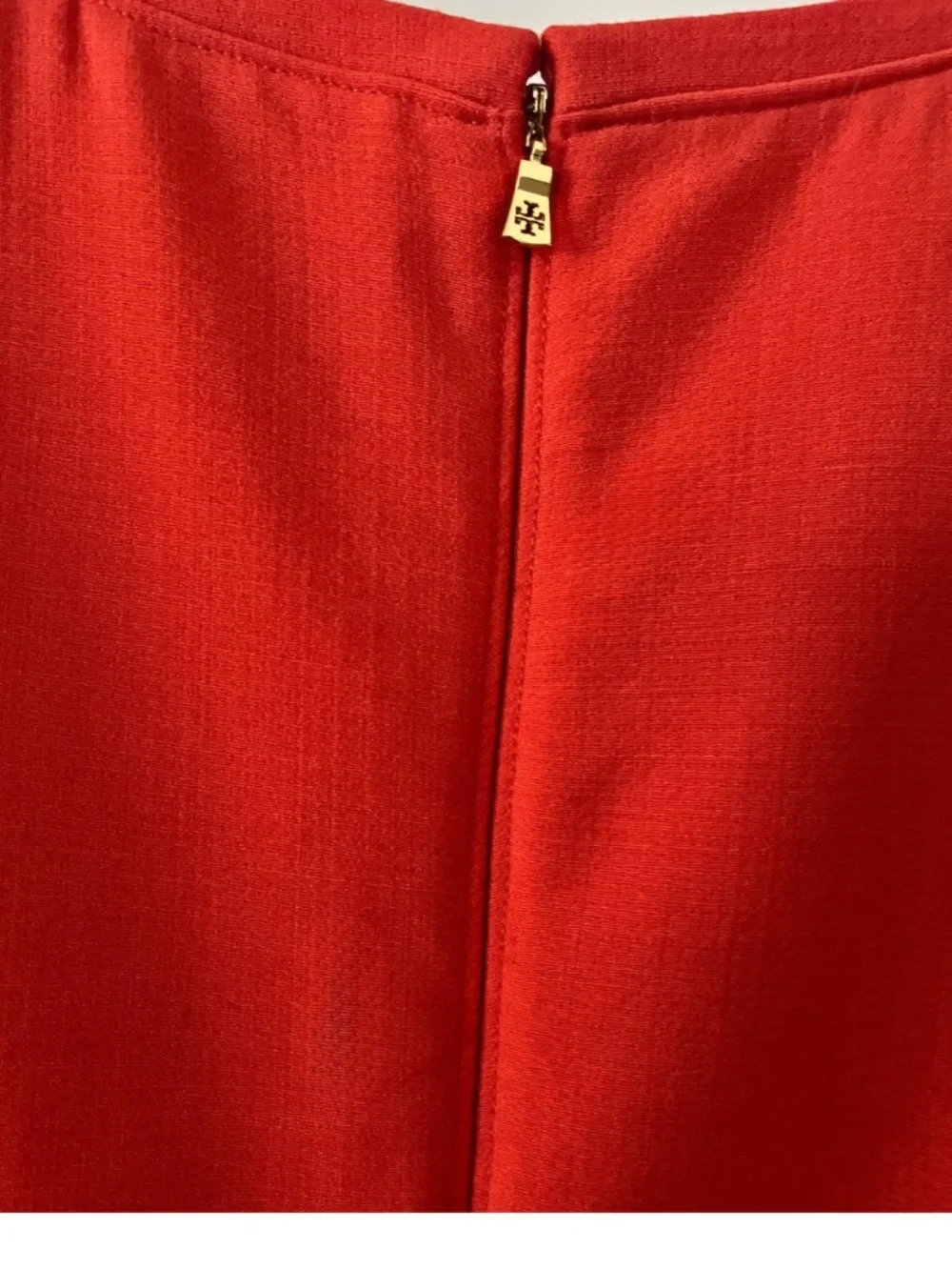 Tory Burch Sleeveless Orange Sheath Dress Size 10